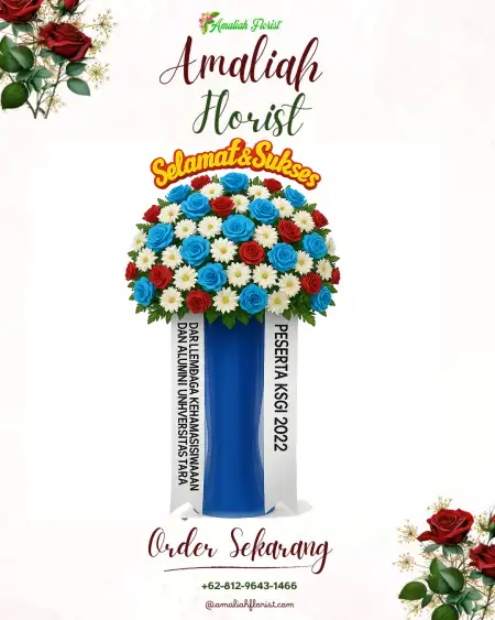 Standing Flowers PT Krakatau Tirta Industri Cilegon